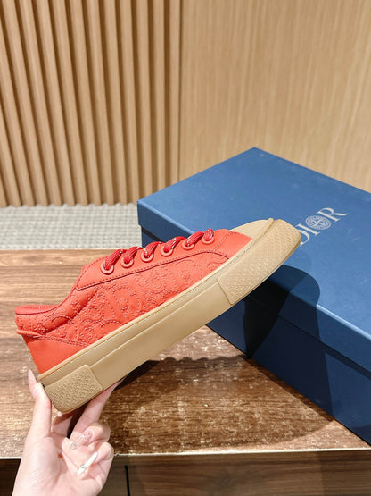 Dior x Stone Island B33# Casual Skate Sneakers, Red