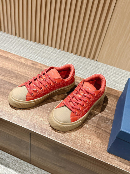Dior x Stone Island B33# Casual Skate Sneakers, Red