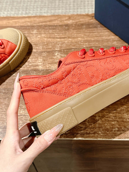 Dior x Stone Island B33# Casual Skate Sneakers, Red