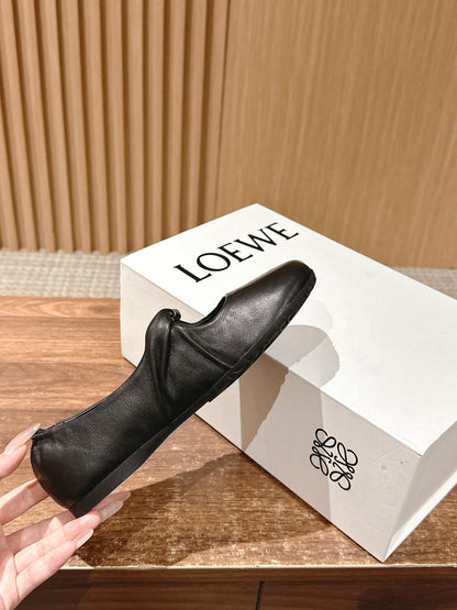 Loewe’s new “granny” pumps / grandma pumps, Black