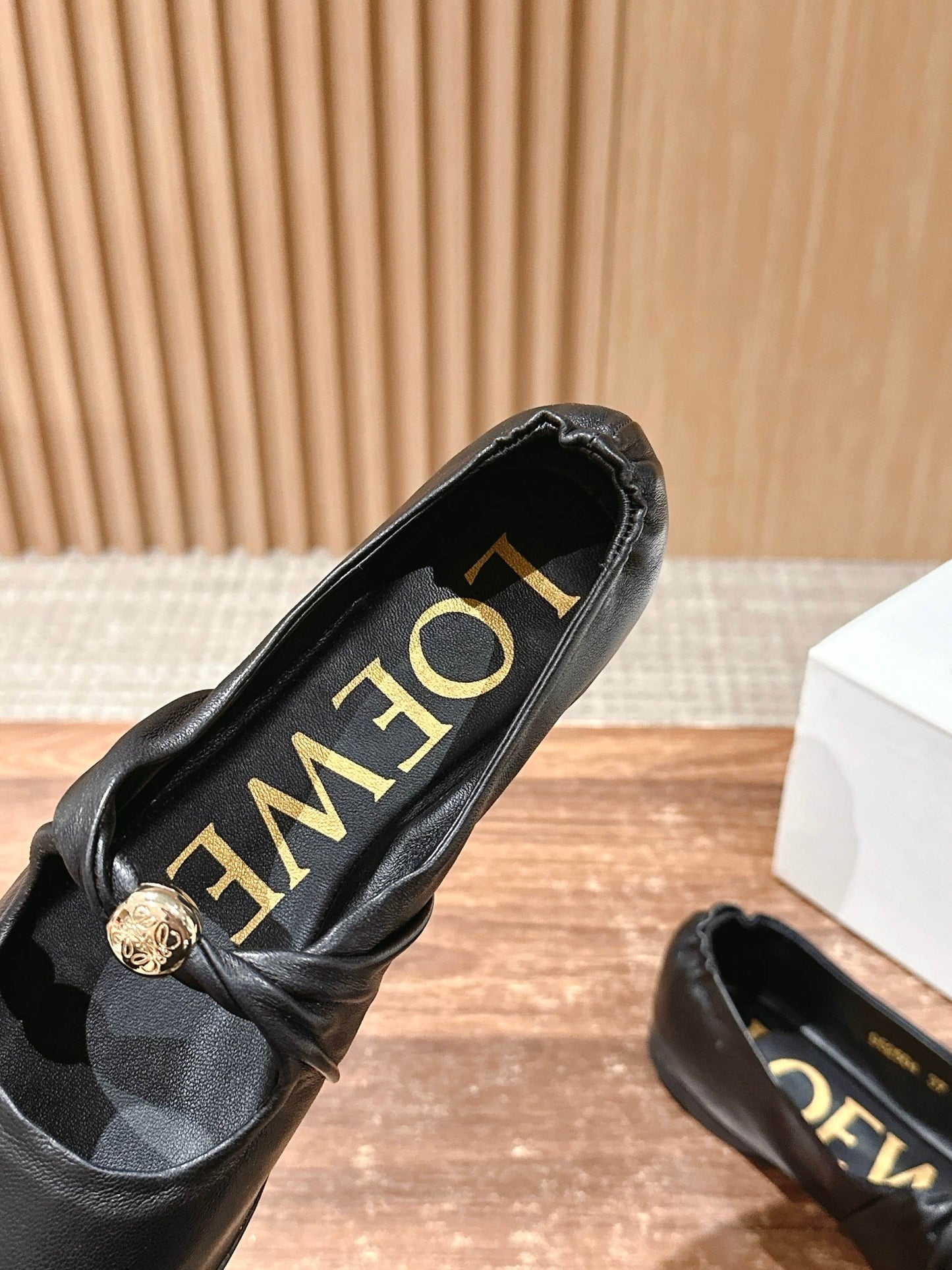 Loewe’s new “granny” pumps / grandma pumps, Black