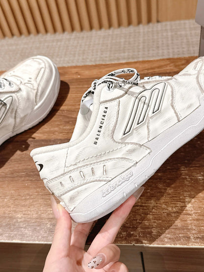 Balenciaga New Hampton Unisex Casual Sneakers, White