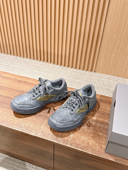 Balenciaga New Hampton Unisex Casual Sneakers, Grey