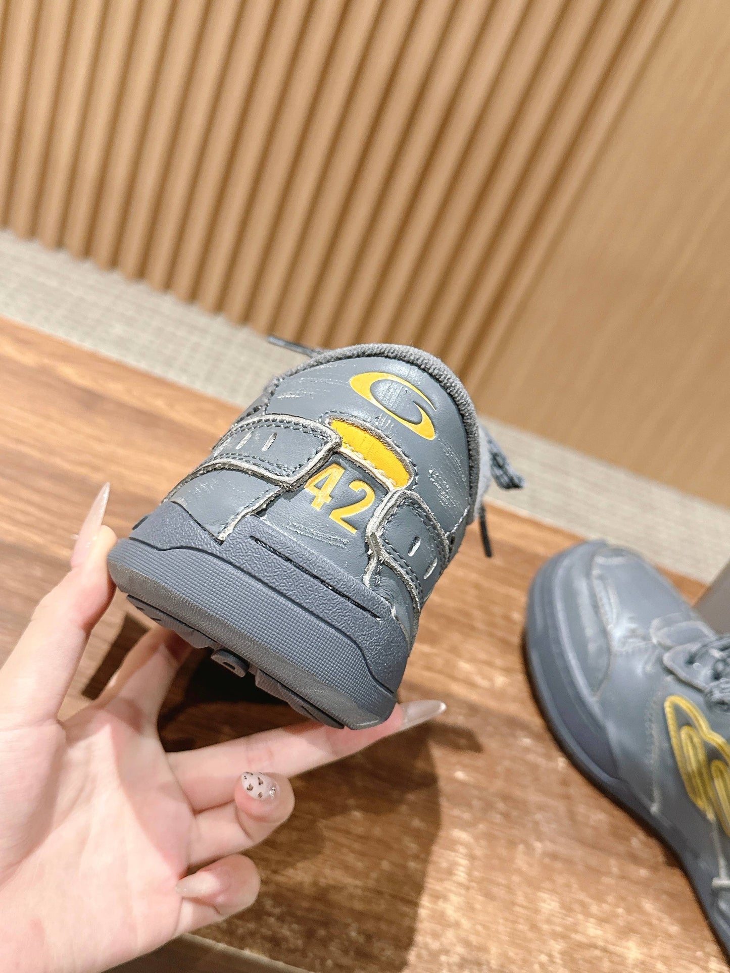 Balenciaga New Hampton Unisex Casual Sneakers, Grey