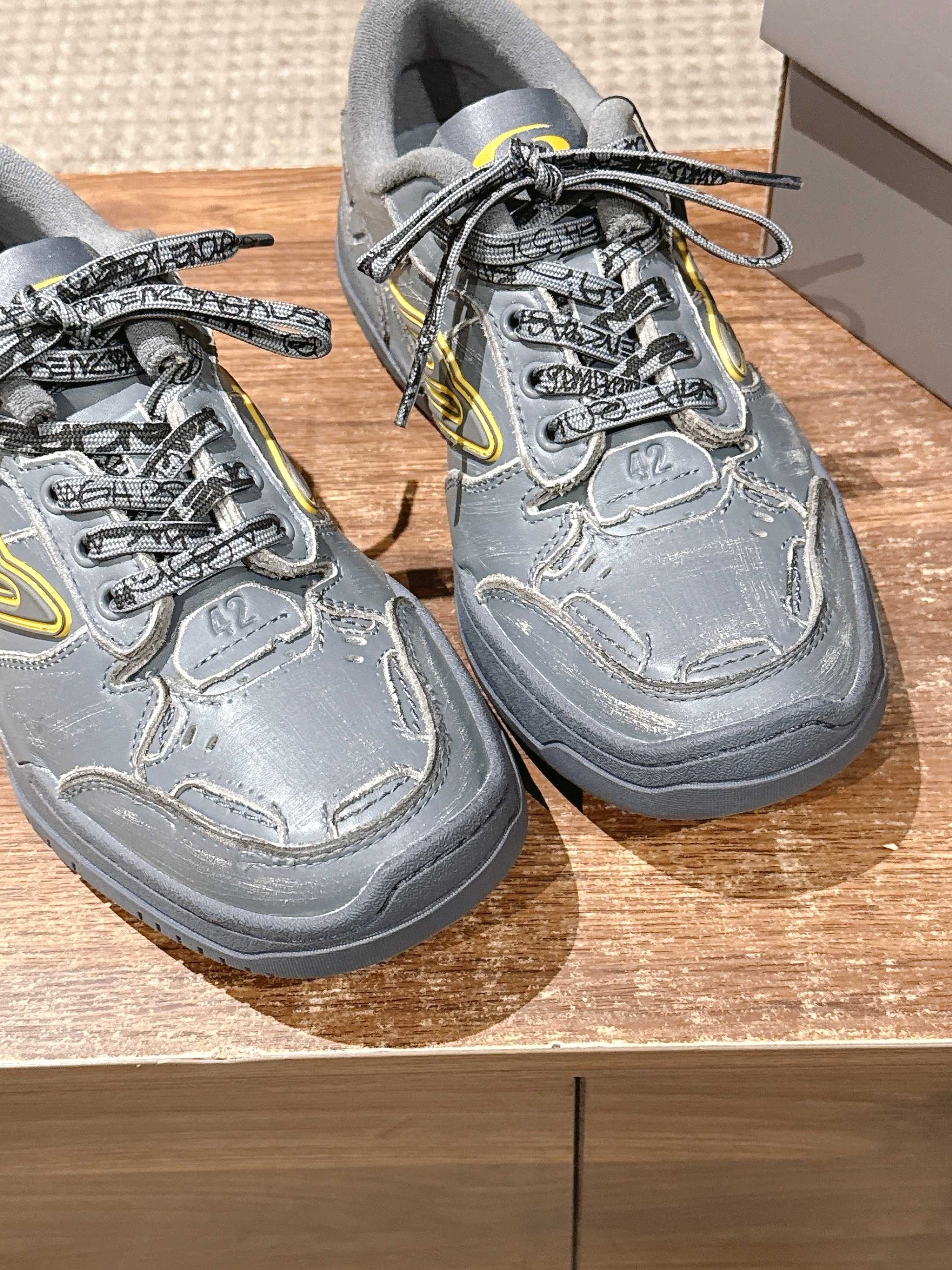 Balenciaga New Hampton Unisex Casual Sneakers, Grey