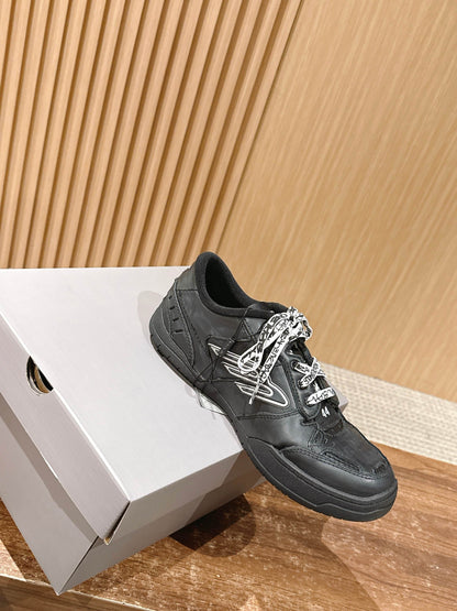 Balenciaga New Hampton Unisex Casual Sneakers, Black