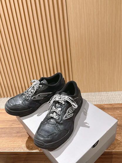 Balenciaga New Hampton Unisex Casual Sneakers, Black