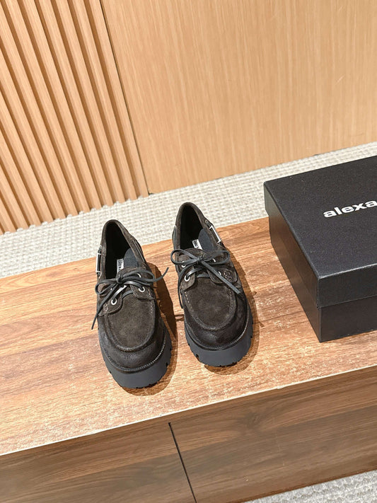 Alexander Wang Carter Jennie Chunky Loafers, Brown