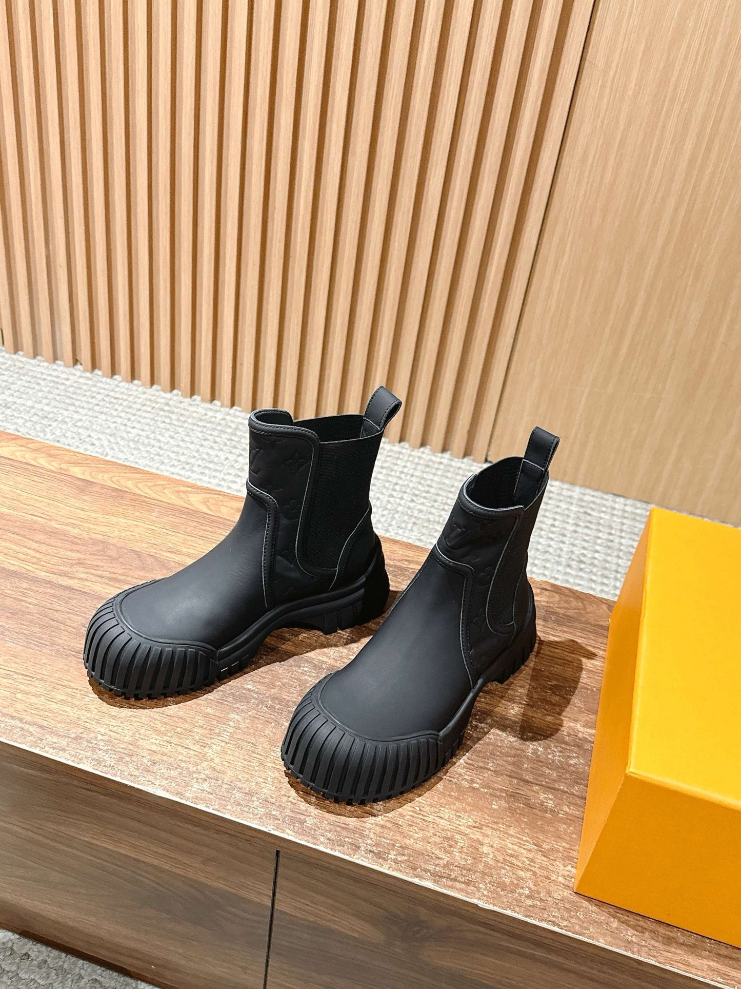 LV Ruby Ankle Boot, Suede Black