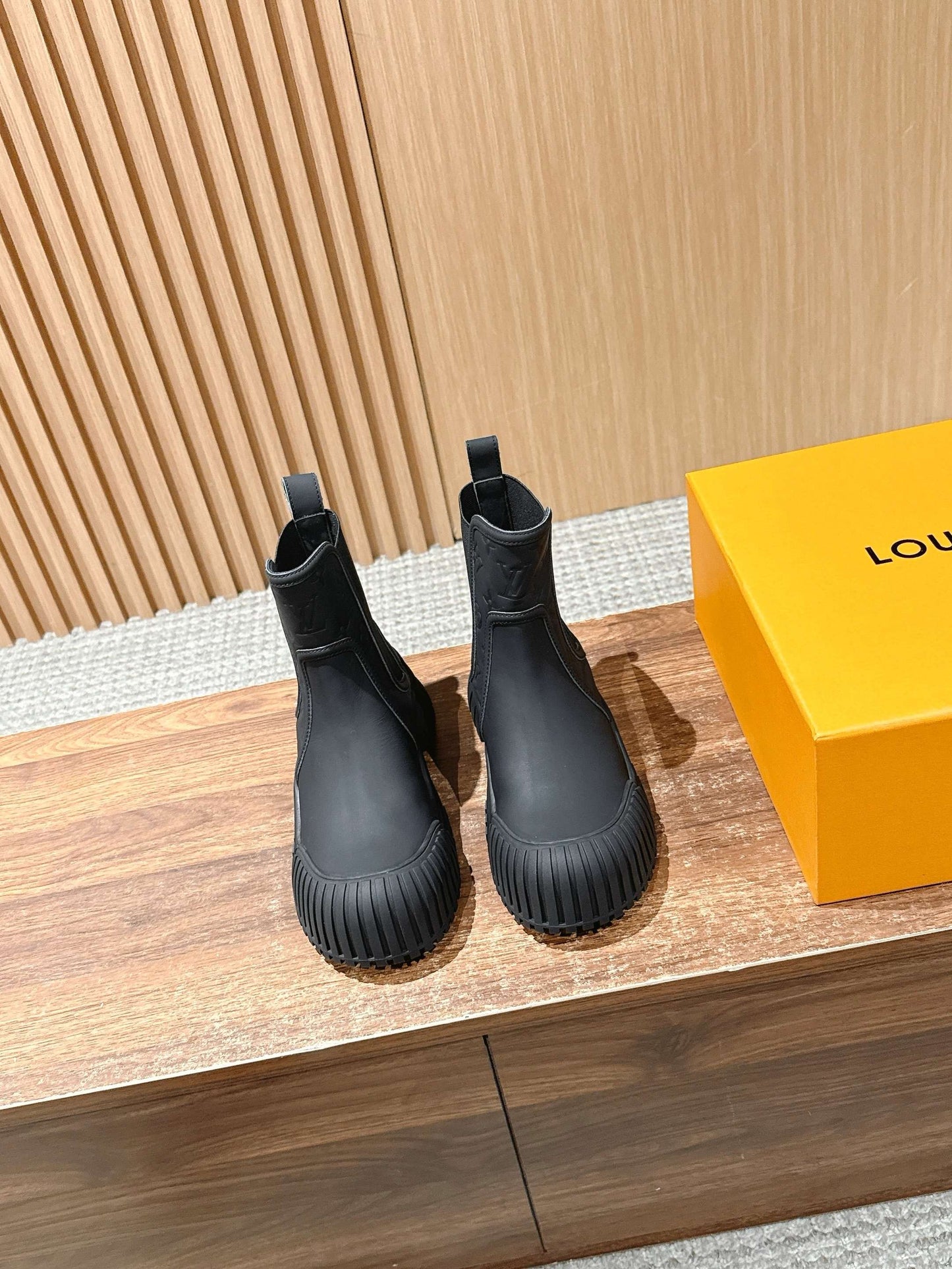 LV Ruby Ankle Boot, Suede Black