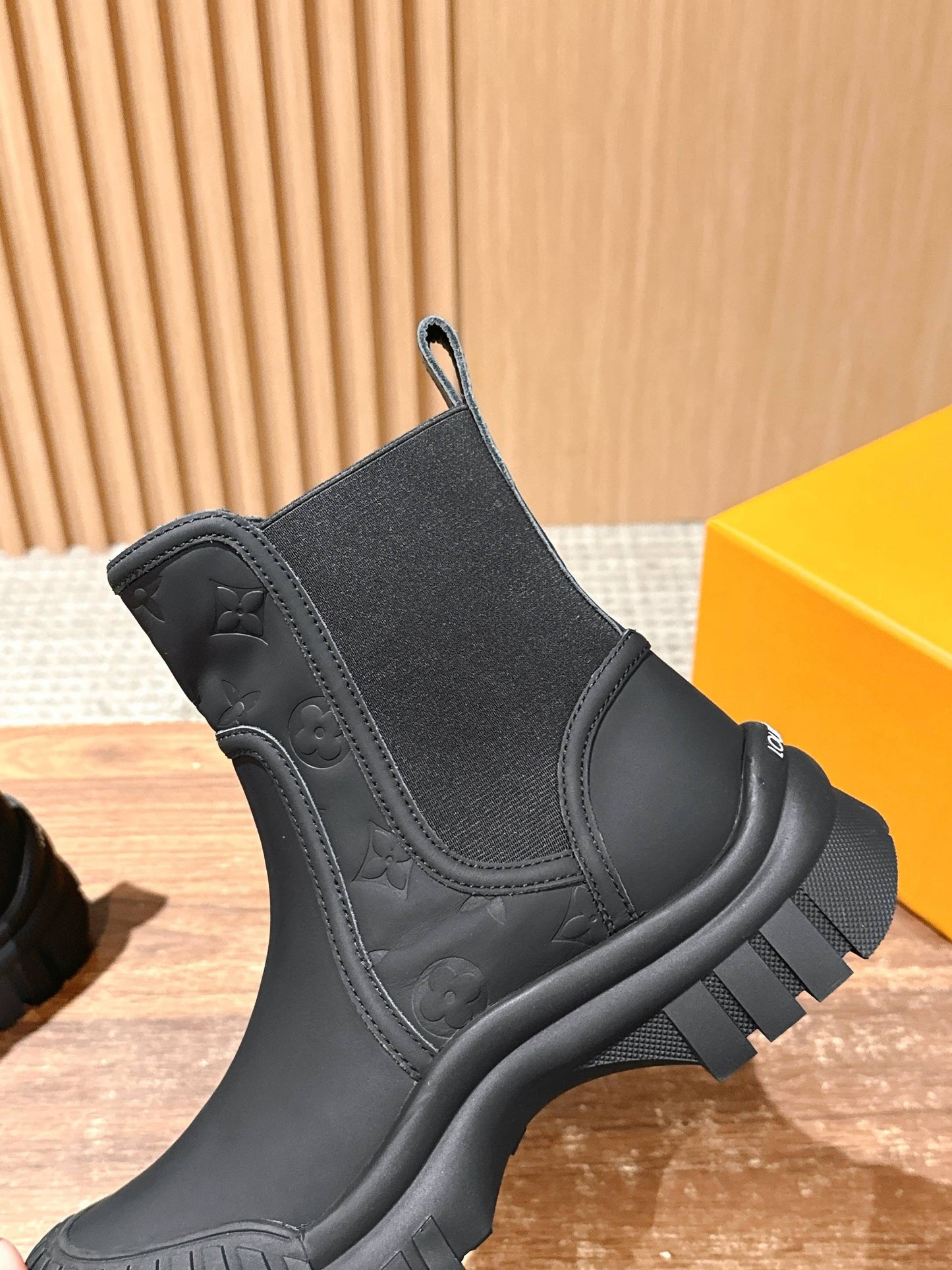 LV Ruby Ankle Boot, Suede Black