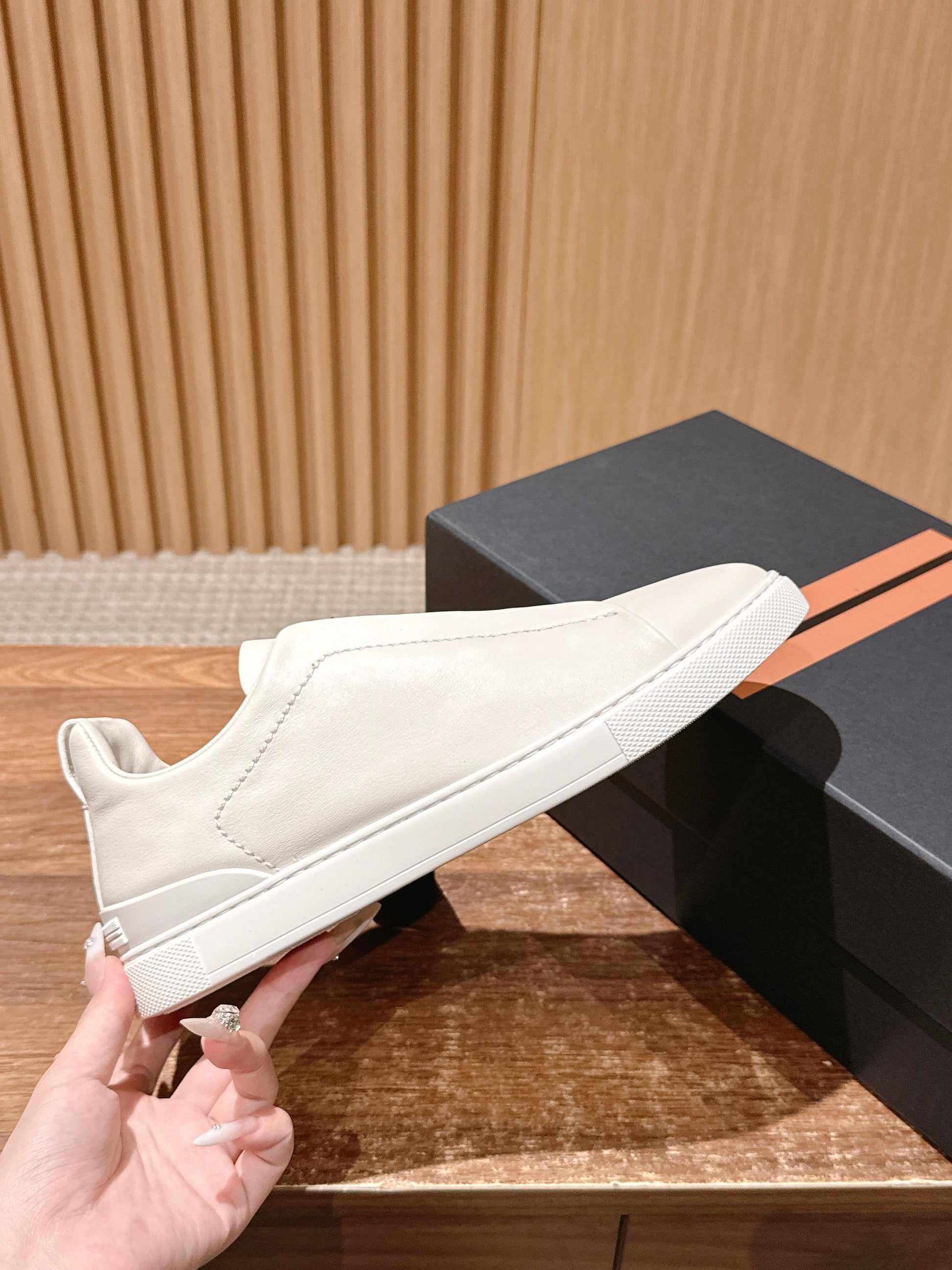 Ermenegildo Zegna Couture XXX Limited-Edition Men's Sneakers, White