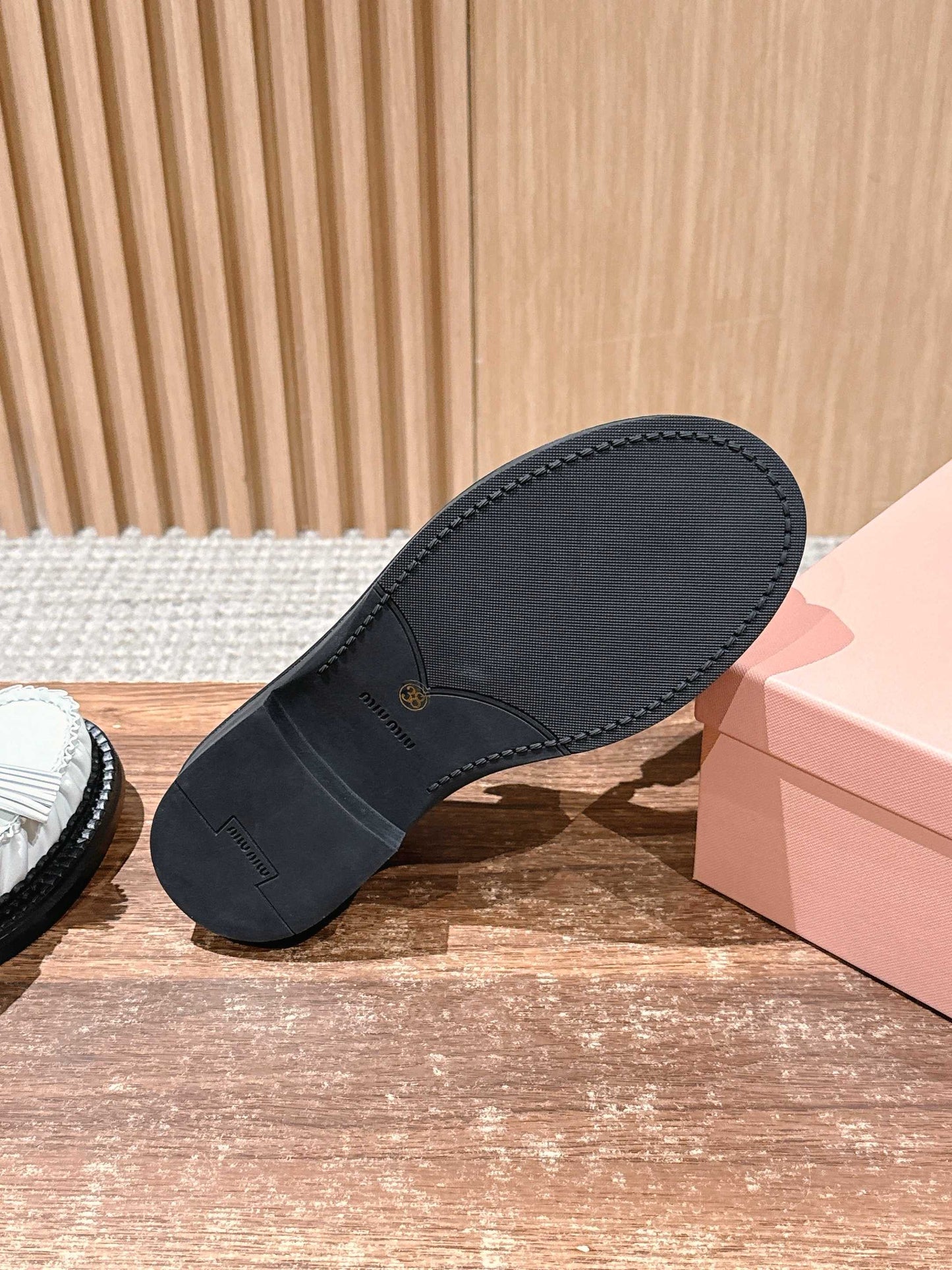 Miu Miu Deck Tassel Loafers, White