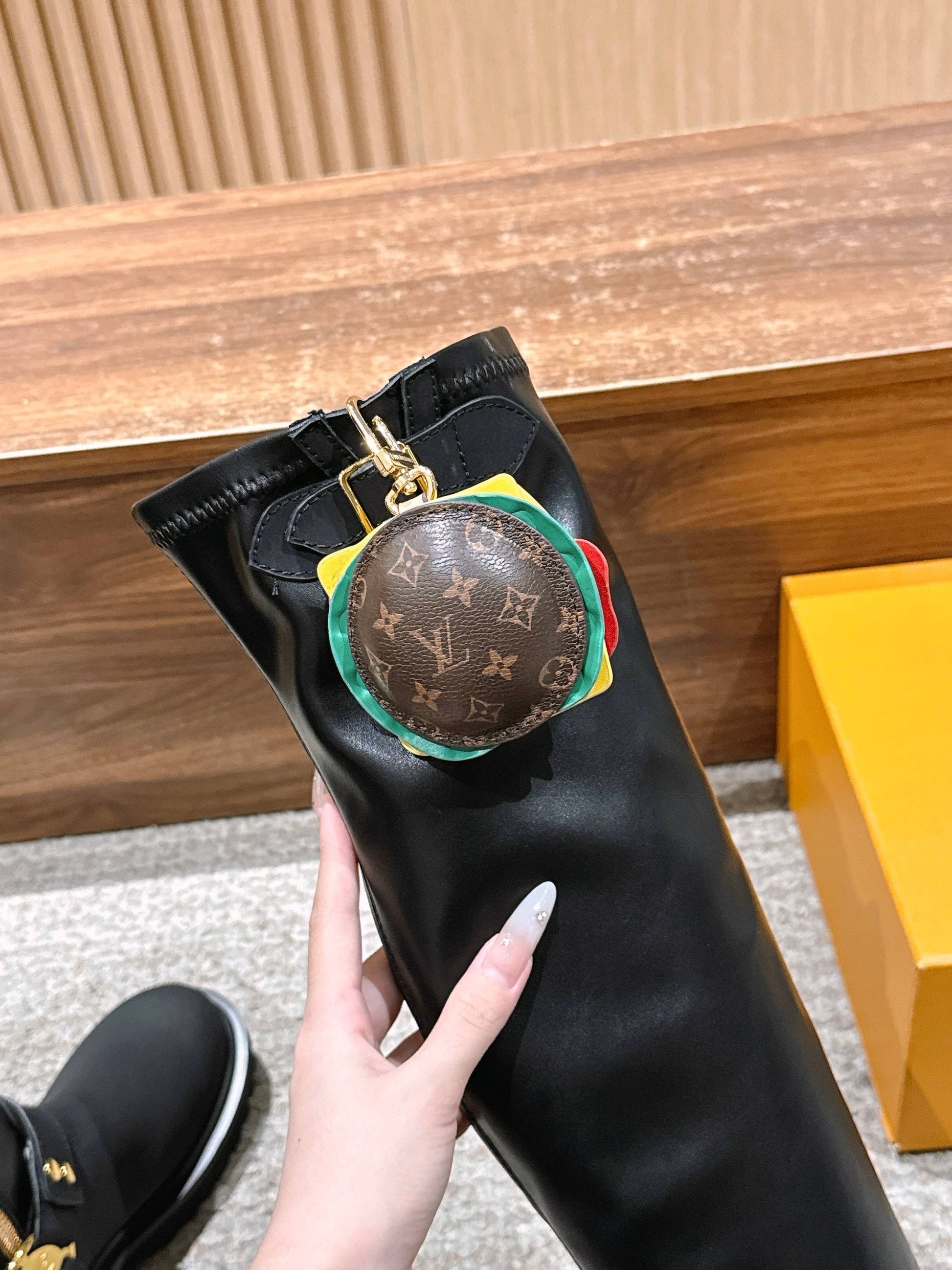 LV * Timberland Knee-High Boots‌ Matte Black