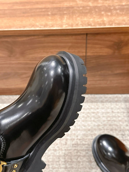 LV * Timberland Knee-High Boots‌ Black