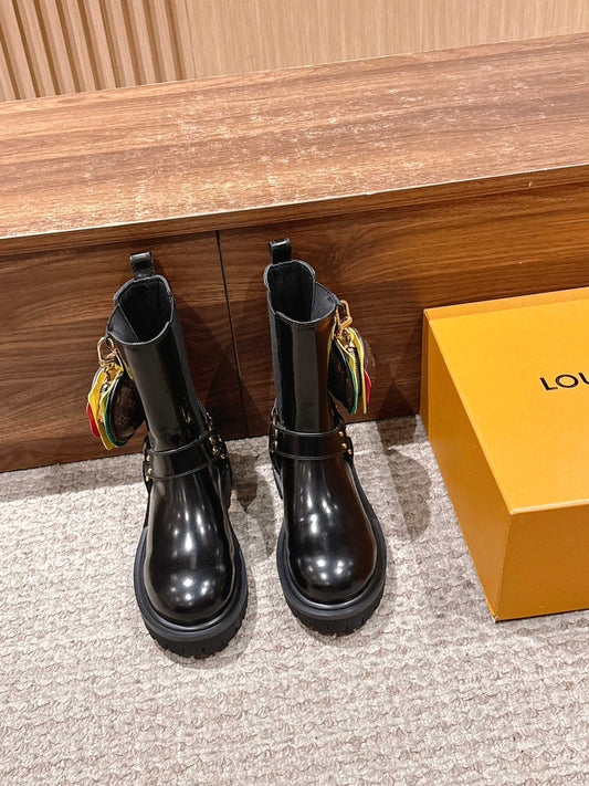 LV * Timberland Short Boots‌ Black 03