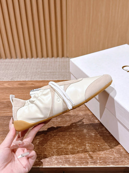 Chloé Ballet Sneakers, White