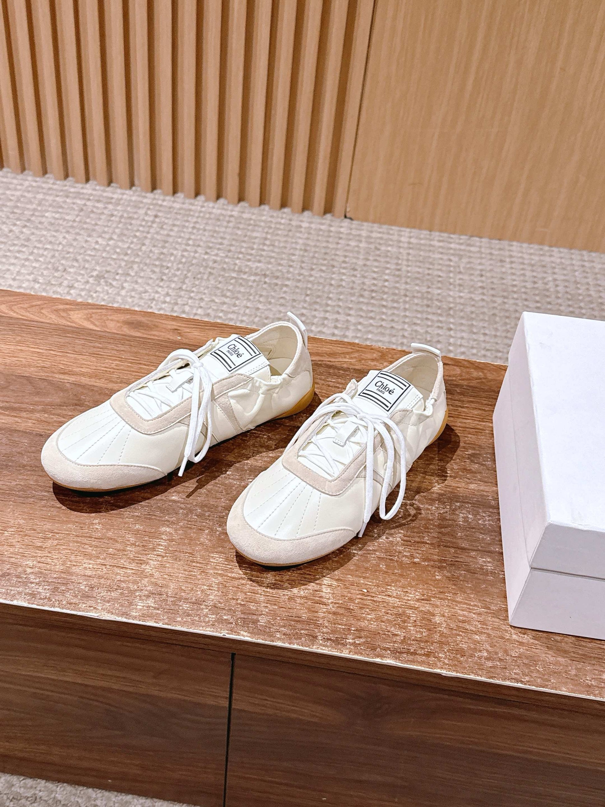 Chloé Ballet Sneakers, White