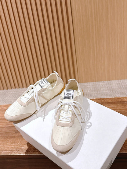 Chloé Ballet Sneakers, White