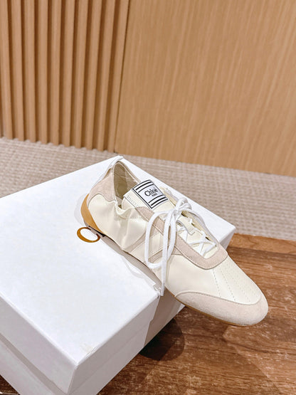 Chloé Ballet Sneakers, White