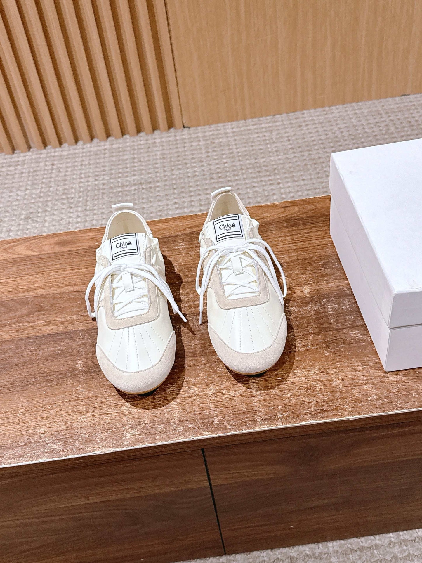 Chloé Ballet Sneakers, White