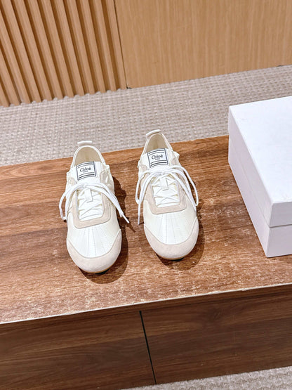 Chloé Ballet Sneakers, White