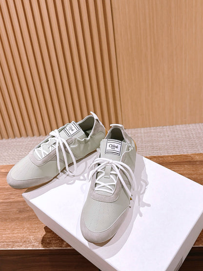 Chloé Ballet Sneakers, Green
