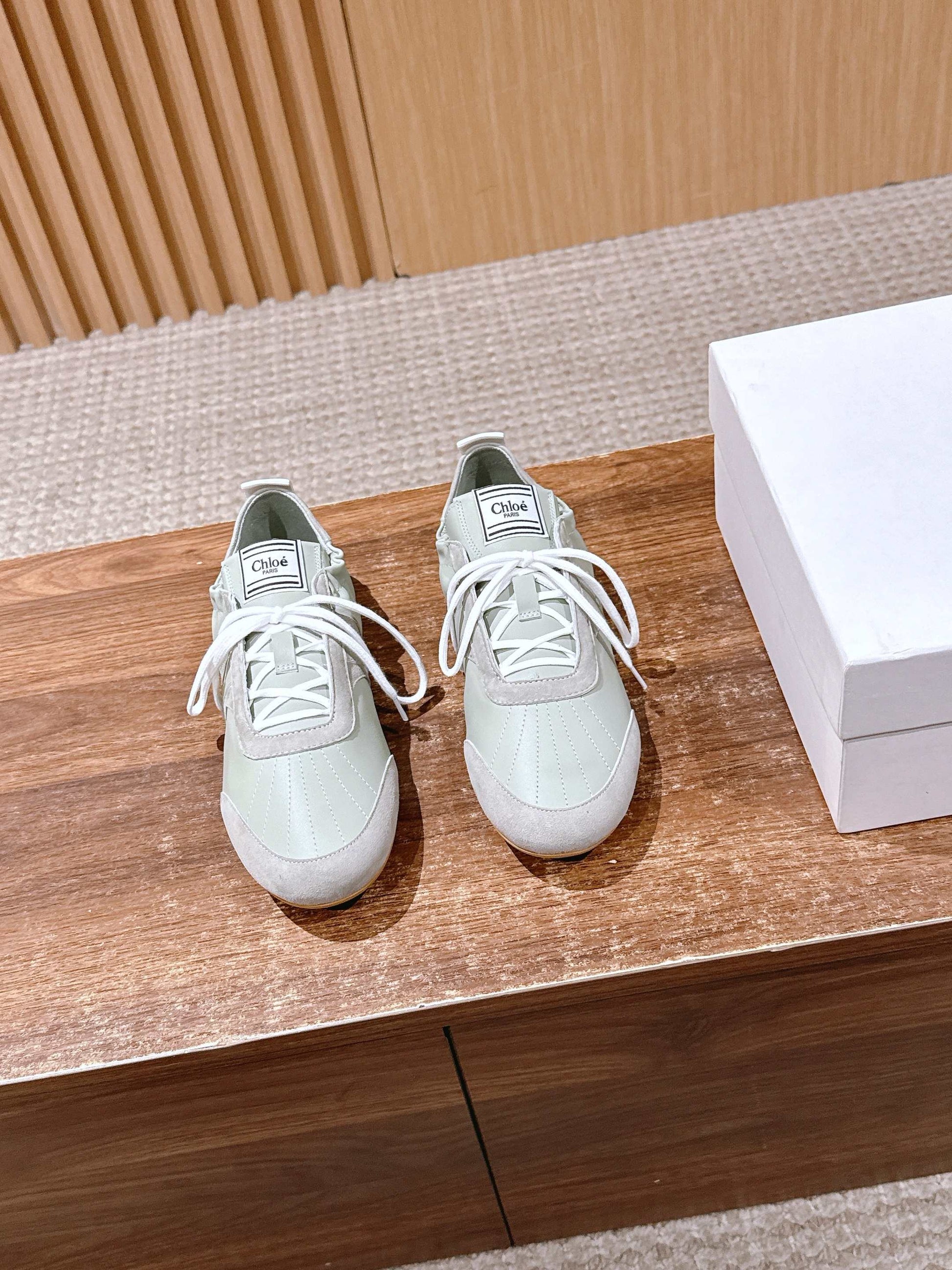 Chloé Ballet Sneakers, Green