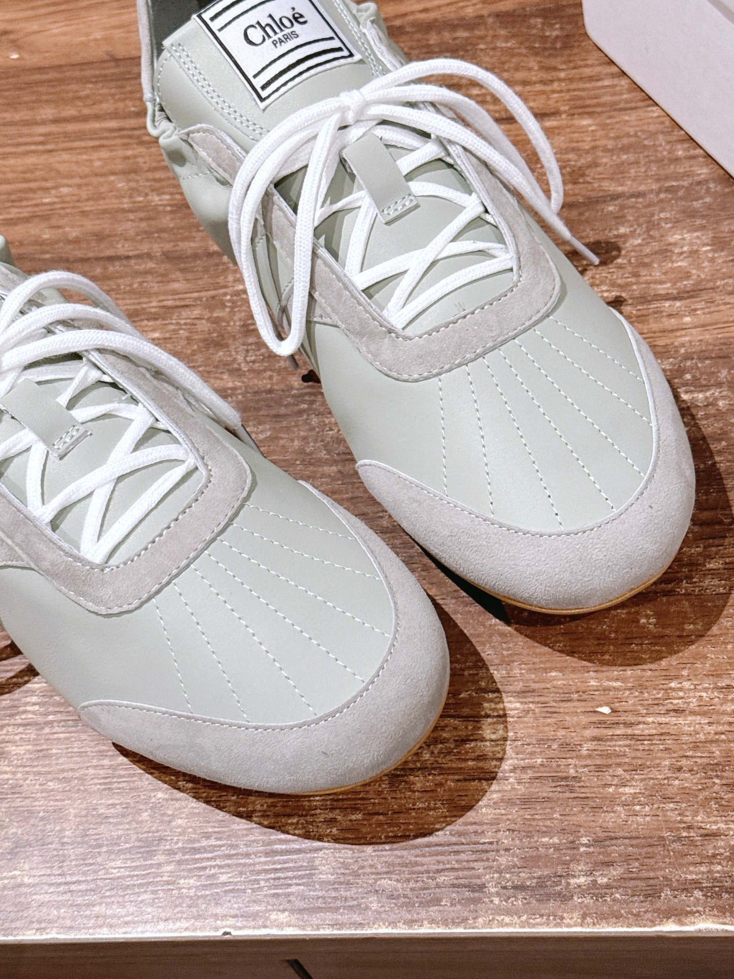 Chloé Ballet Sneakers, Green