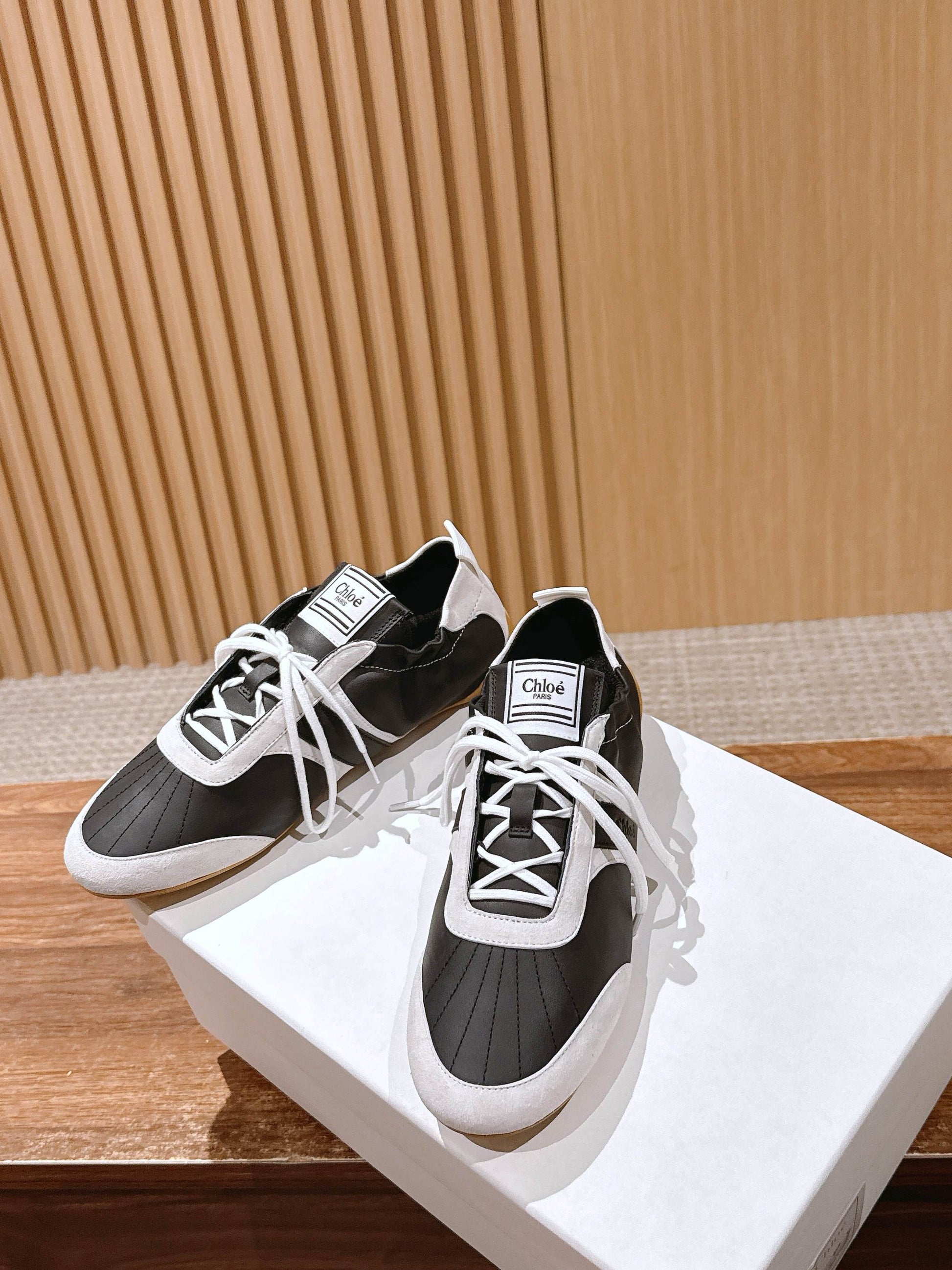 Chloé Ballet Sneakers, Black