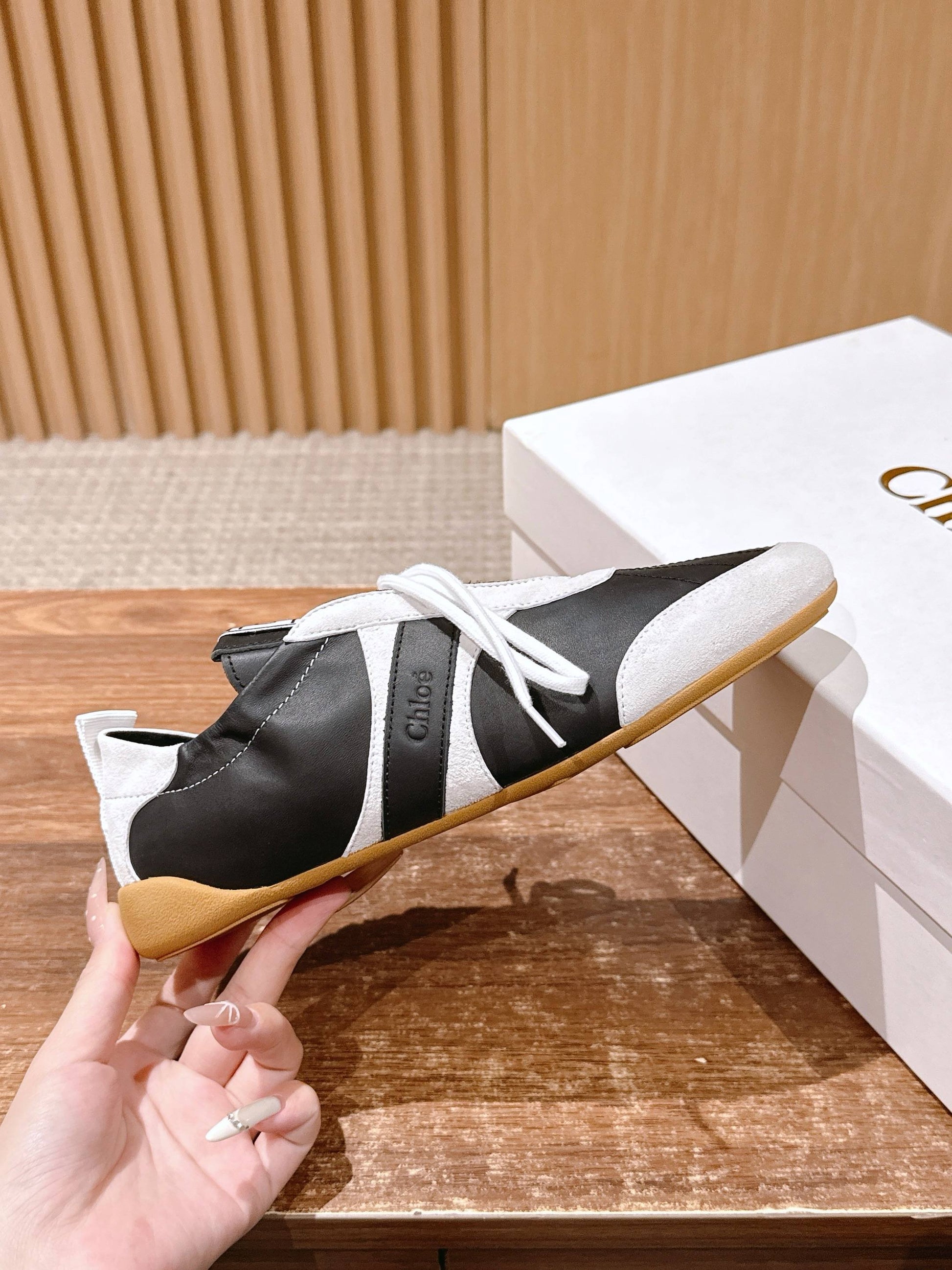 Chloé Ballet Sneakers, Black