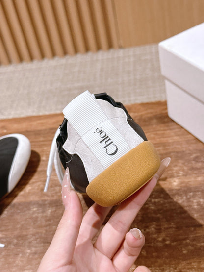 Chloé Ballet Sneakers, Black