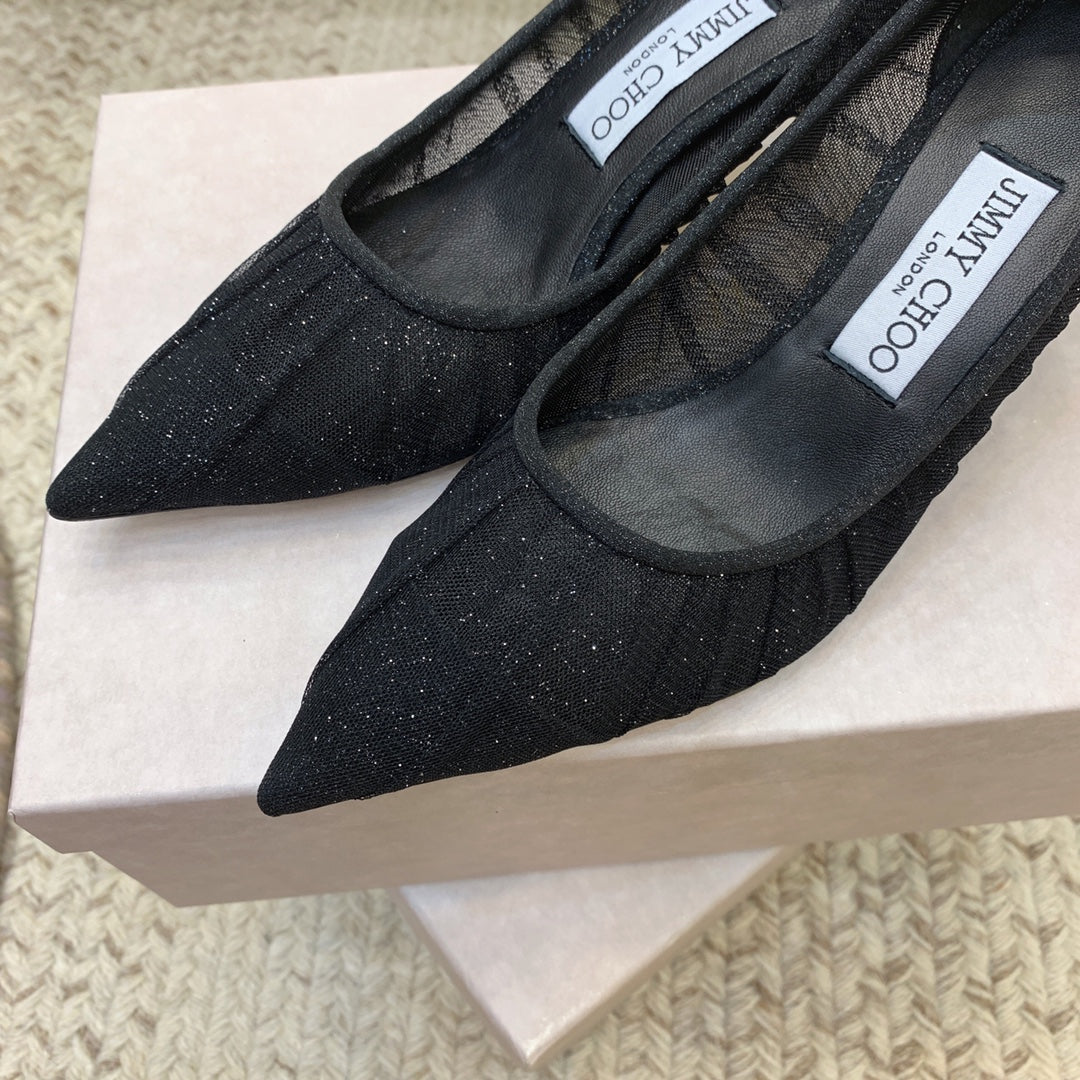 ‌JC Tulle Wedding Heels Series 03