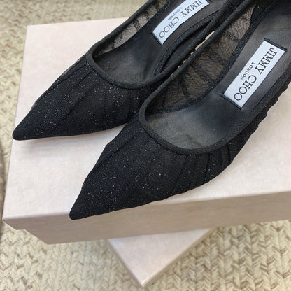 ‌JC Tulle Wedding Heels Series 03