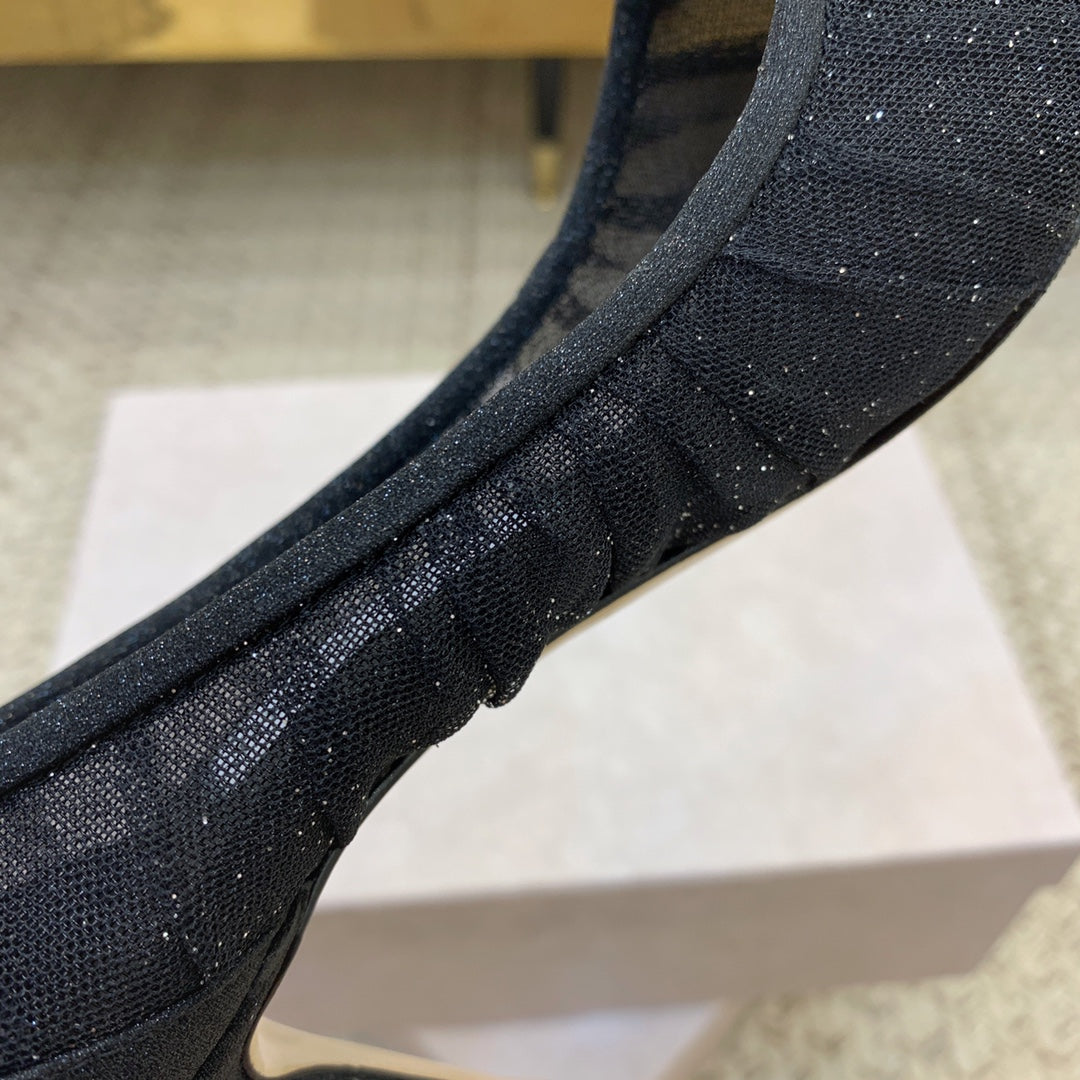 ‌JC Tulle Wedding Heels Series 03