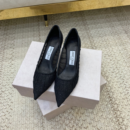 ‌JC Tulle Wedding Heels Series 03