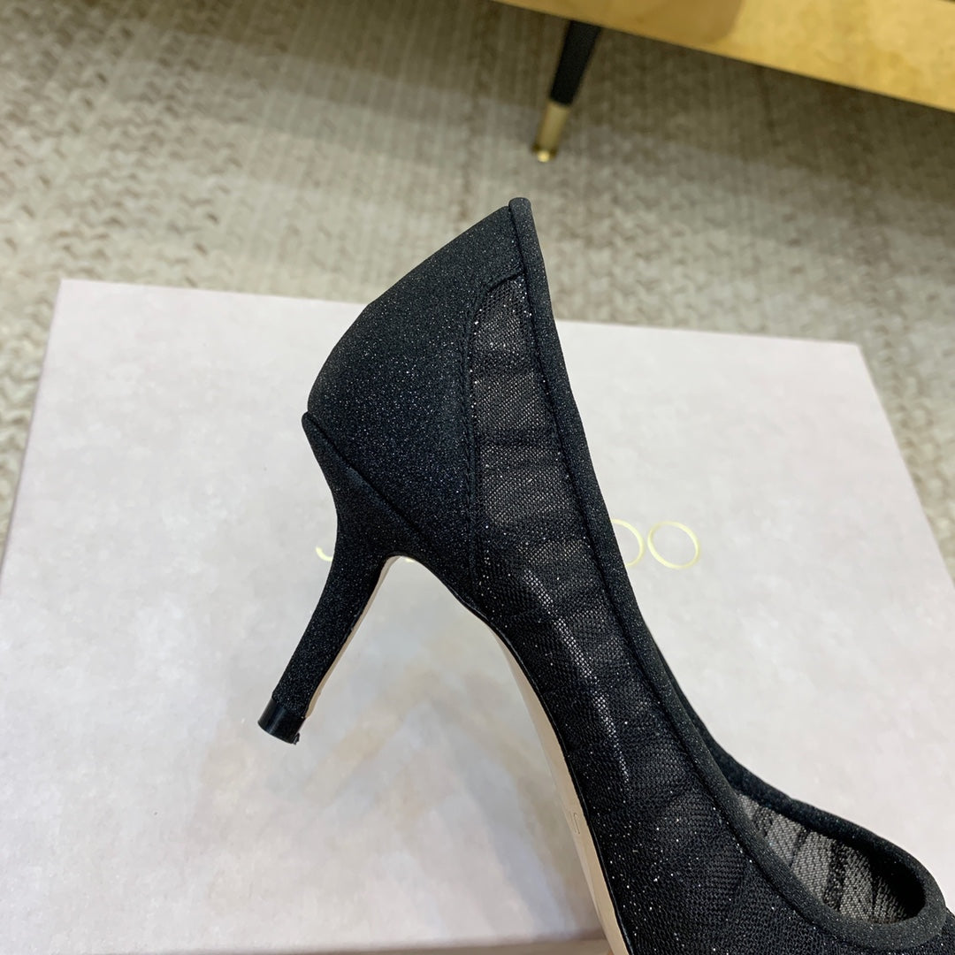 ‌JC Tulle Wedding Heels Series 03