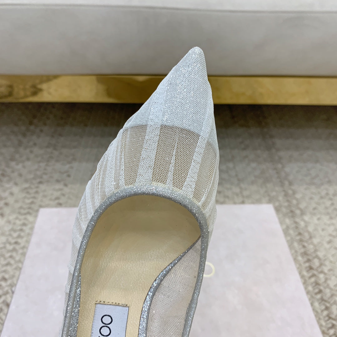 ‌JC Tulle Wedding Heels Series 02