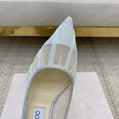 ‌JC Tulle Wedding Heels Series 02