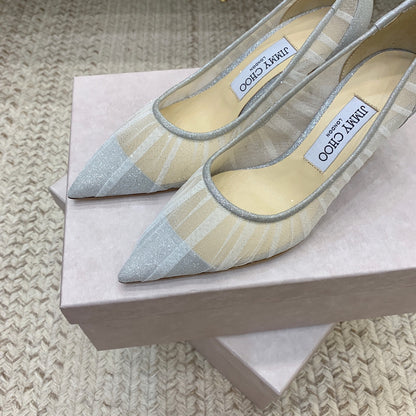 ‌JC Tulle Wedding Heels Series 02