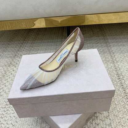 ‌JC Tulle Wedding Heels Series 01