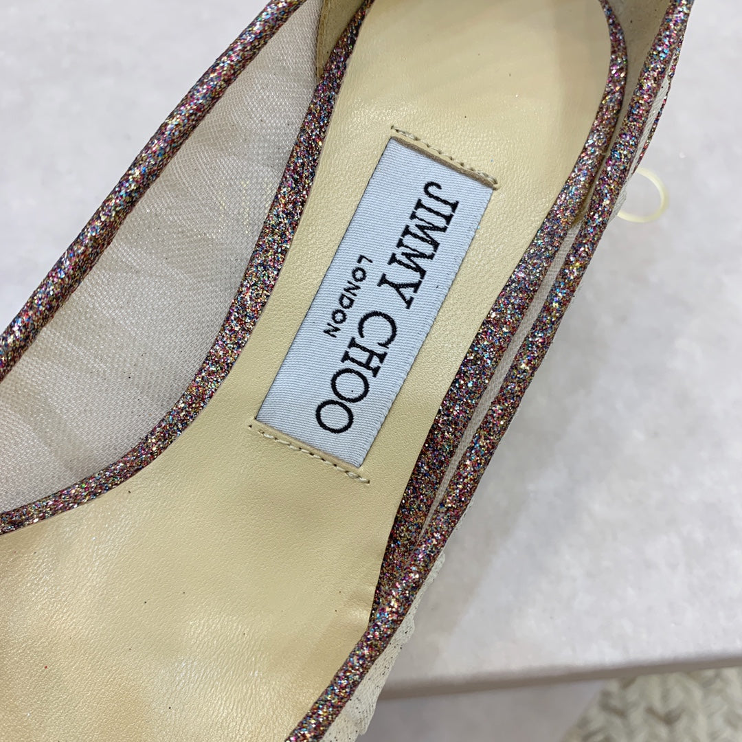 ‌JC Tulle Wedding Heels Series 01