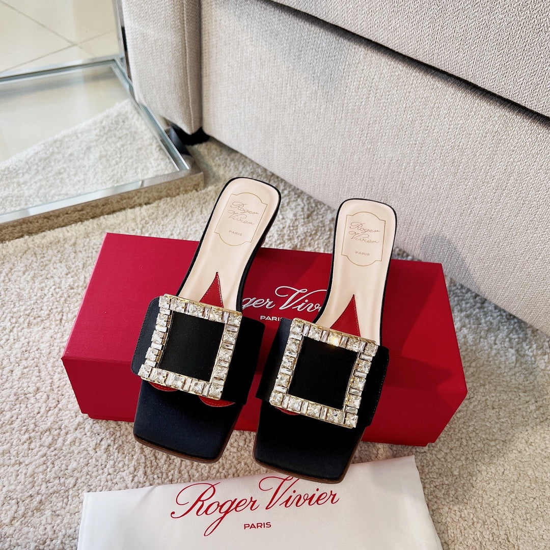 RV Biki Love 45 mm Square-Buckle Mules Series 07