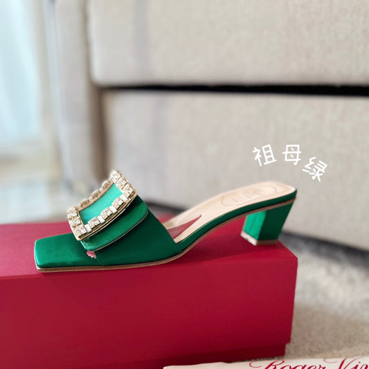 RV Biki Love 45 mm Square-Buckle Mules Series 06