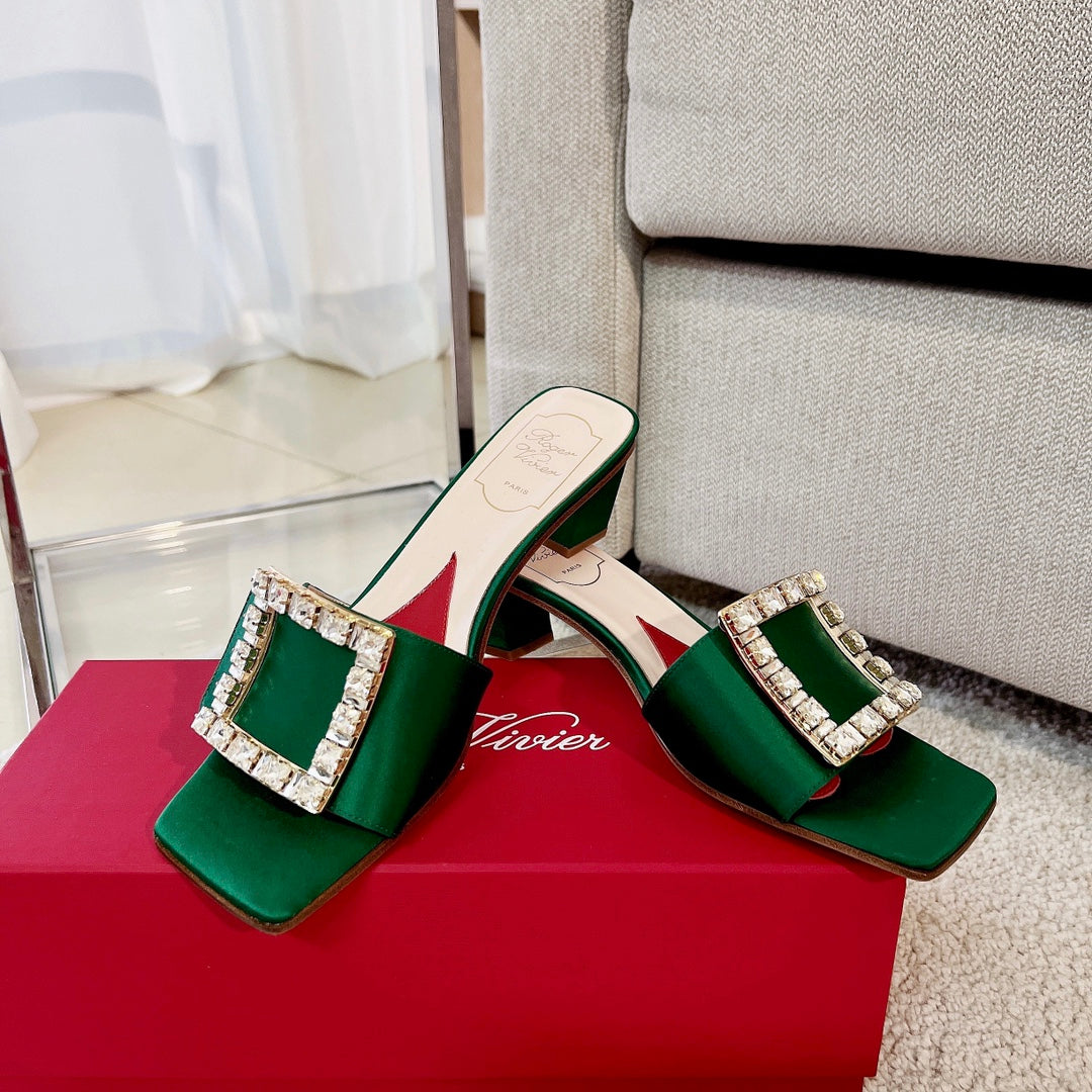 RV Biki Love 45 mm Square-Buckle Mules Series 06