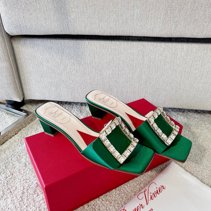 RV Biki Love 45 mm Square-Buckle Mules Series 06