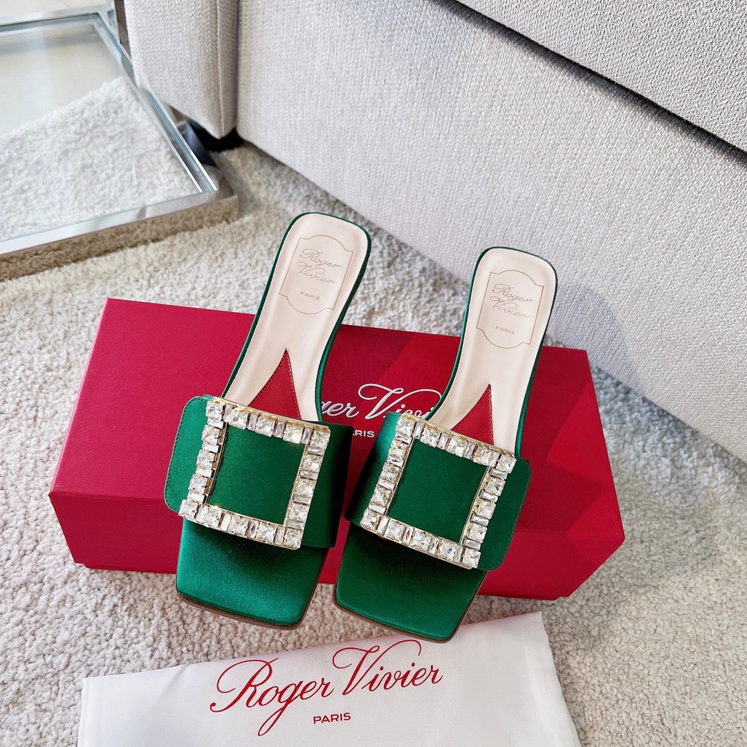 RV Biki Love 45 mm Square-Buckle Mules Series 06