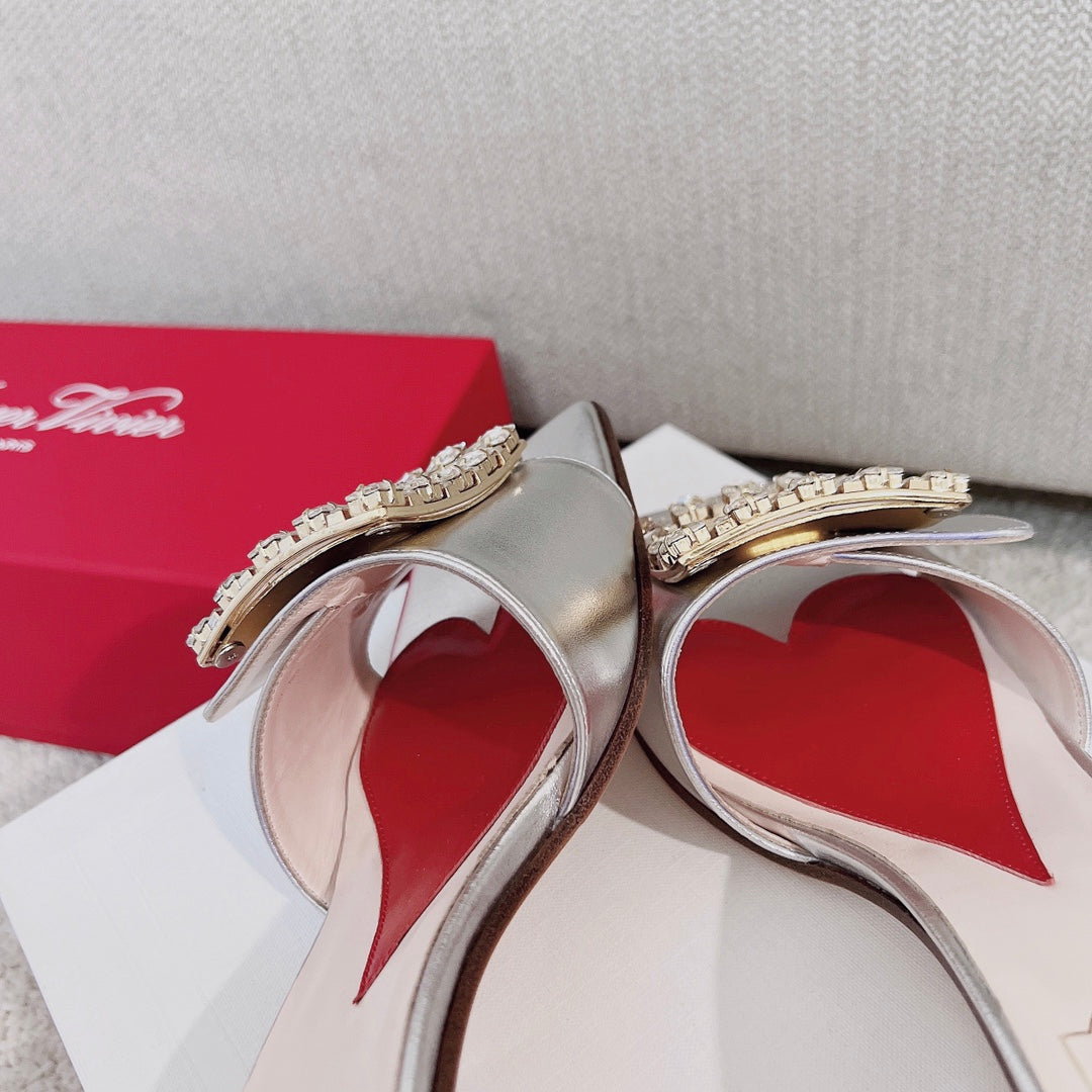 RV Biki Love 45 mm Square-Buckle Mules Series 05