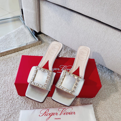 RV Biki Love 45 mm Square-Buckle Mules Series 05