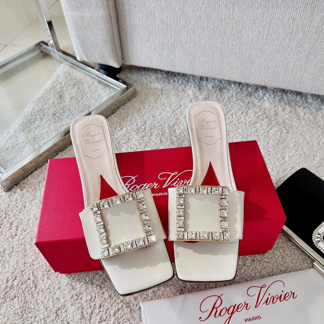 RV Biki Love 45 mm Square-Buckle Mules Series 04